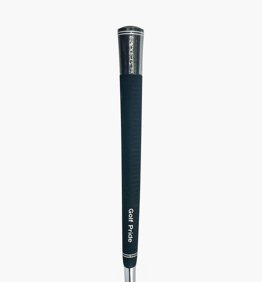 Comfortable blue and white golf grip