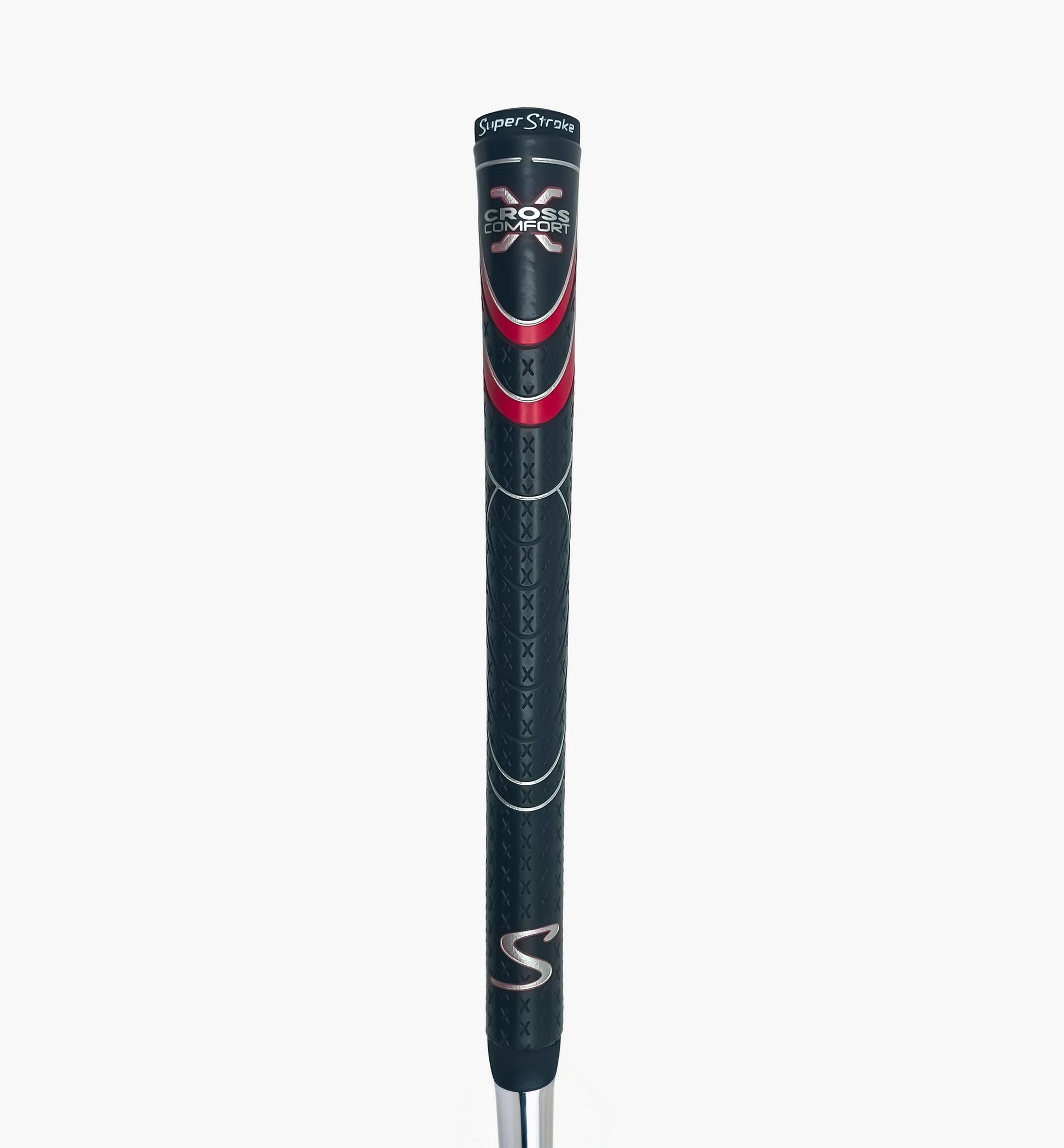 American flag-inspired golf grip in red, white, and blue