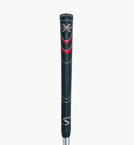 American flag-inspired golf grip in red, white, and blue