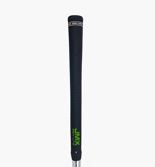 Red and white golf grip with a clean, modern look