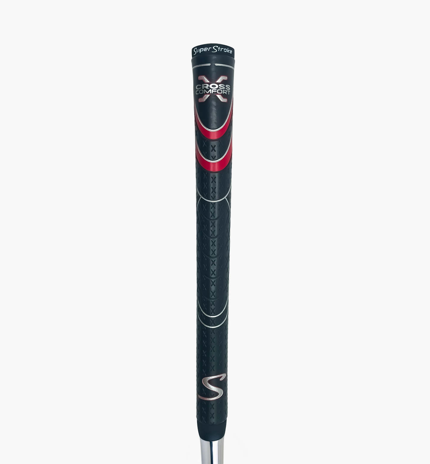 American flag-inspired golf grip in red, white, and blue